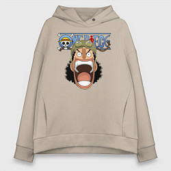 Женское худи оверсайз Усопп One Piece Большой куш