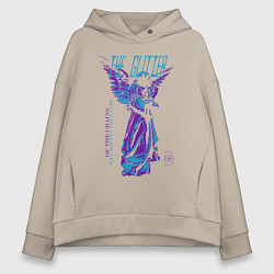 Толстовка оверсайз женская Angel, цвет: миндальный