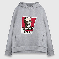 Толстовка оверсайз женская McGregor ufc, цвет: меланж