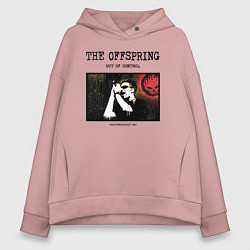 Толстовка оверсайз женская The Offspring out of control, цвет: пыльно-розовый