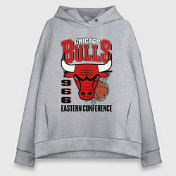 Женское худи оверсайз Chicago Bulls NBA