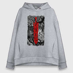 Женское худи оверсайз BERSERK SWORD БЕРСЕРК МЕЧ