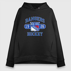 Женское худи оверсайз Нью Йорк Рейнджерс, New York Rangers