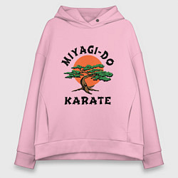 Толстовка оверсайз женская Мияги до, цвет: светло-розовый