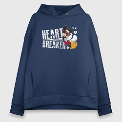 Женское худи оверсайз Mickey heart Breaker