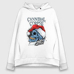 Женское худи оверсайз Cannibal Corpse Happy New Year