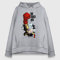 Женское худи оверсайз Saitama One Punch