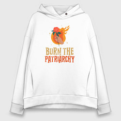 Женское худи оверсайз Burn the Patriarchy