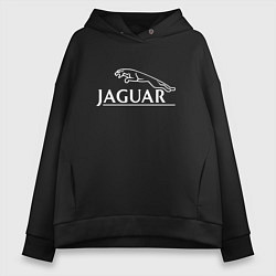 Женское худи оверсайз Jaguar, Ягуар Логотип