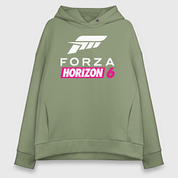 Толстовка оверсайз женская Forza Horizon 6 logo, цвет: авокадо