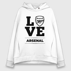 Женское худи оверсайз Arsenal Love Классика