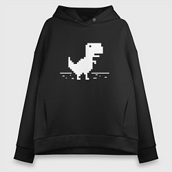 Женское худи оверсайз Chrome t-rex