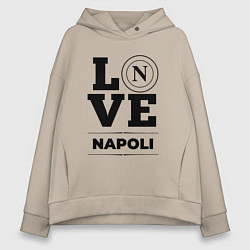 Женское худи оверсайз Napoli Love Классика