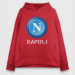 Толстовка оверсайз женская SSC NAPOLI Napoli, цвет: красный
