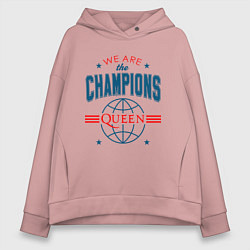 Женское худи оверсайз QUEEN WE ARE THE CHAMPIONS