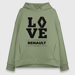 Женское худи оверсайз Renault Love Classic