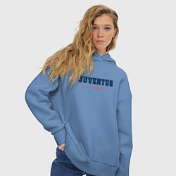 Толстовка оверсайз женская Juventus FC Classic, цвет: мягкое небо — фото 2