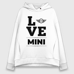 Толстовка оверсайз женская Mini Love Classic, цвет: белый