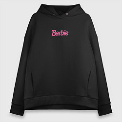 Женское худи оверсайз Barbie mini logo