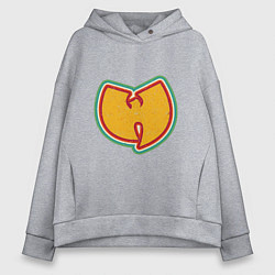 Толстовка оверсайз женская Wu-Tang Colors, цвет: меланж
