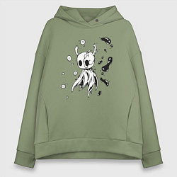 Толстовка оверсайз женская Hollow Knight game, цвет: авокадо