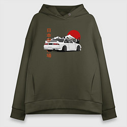 Женское худи оверсайз Nissan Silvia S14 Sr20 Japan Car