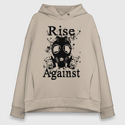 Женское худи оверсайз Rise Against rock