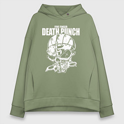 Женское худи оверсайз FFDP skull