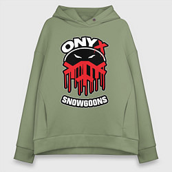 Толстовка оверсайз женская Onyx - snowgoons, цвет: авокадо