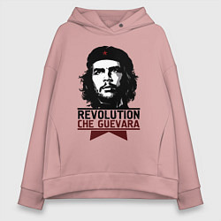 Толстовка оверсайз женская Revolution hero, цвет: пыльно-розовый