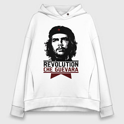 Толстовка оверсайз женская Revolution hero, цвет: белый
