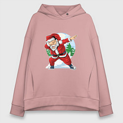Женское худи оверсайз Dabbing Santa day