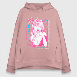 Женское худи оверсайз Zero Two anime