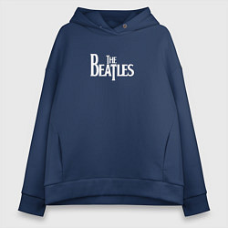 Толстовка оверсайз женская The Beatles Let It Be, цвет: тёмно-синий