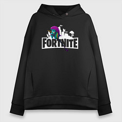 Женское худи оверсайз Лошадка fortnite