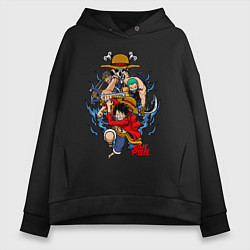 Женское худи оверсайз One Piece run