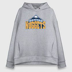 Женское худи оверсайз Denver Nuggets