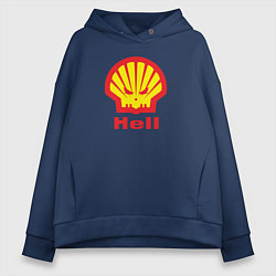 Женское худи оверсайз Hell