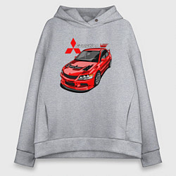 Женское худи оверсайз Lancer Evolution 8