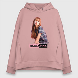 Женское худи оверсайз Rose Blackpink