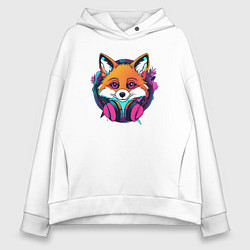 Женское худи оверсайз Neon fox