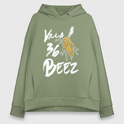 Женское худи оверсайз Killa beez 36