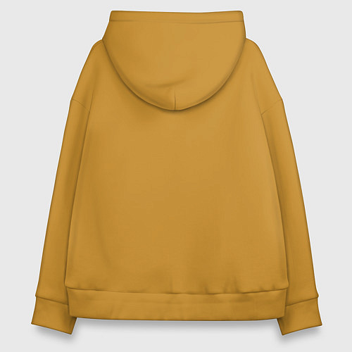 Женское худи оверсайз Держу себя в руках / Горчичный – фото 2