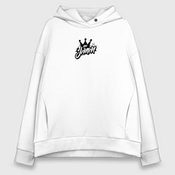 Толстовка оверсайз женская Jimin k-stars, цвет: белый