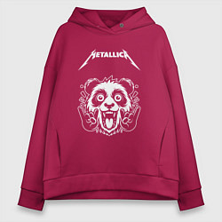 Женское худи оверсайз Metallica rock panda