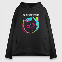 Женское худи оверсайз The Cranberries rock star cat