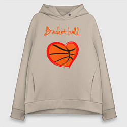 Женское худи оверсайз Basket love