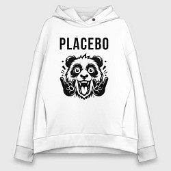 Женское худи оверсайз Placebo - rock panda