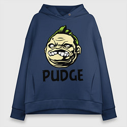 Женское худи оверсайз Pudge Face