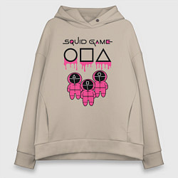 Женское худи оверсайз Squid game